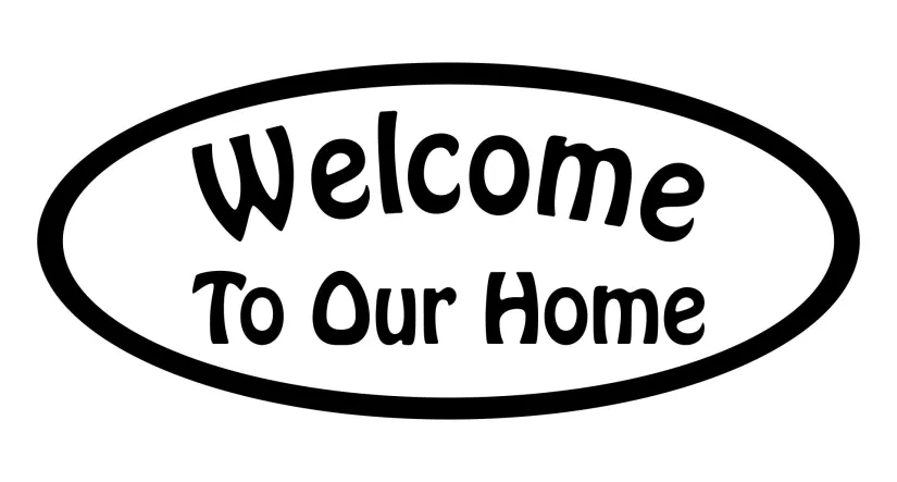 Welcome to Our Home Stencil Printable