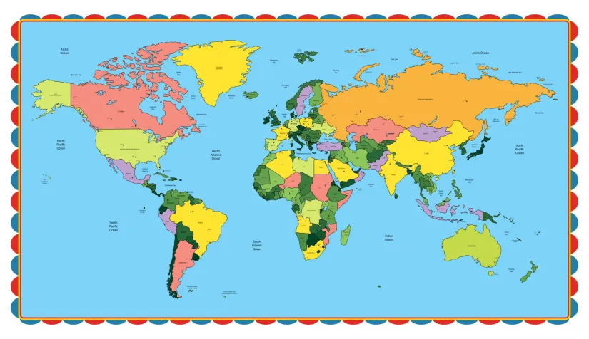 World Map Printable